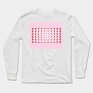 Optical polka dots #illusion #optical #home #decor #retrostyle #polkadots #stylish #sixties #pink #pinkhome Long Sleeve T-Shirt